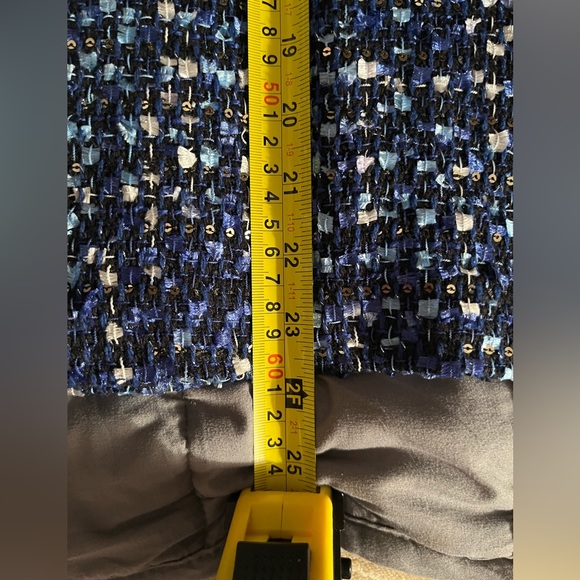 New - Joan Rivers Sparkling blue and white blazer. Never worn. - Picture 10 of 11